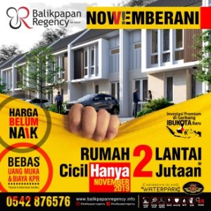 Rumah 2 lantai cicil 2 juataan